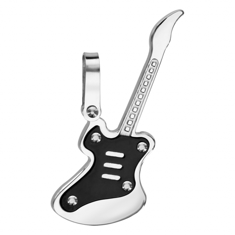 PENDENTIF ACIER GUITARE