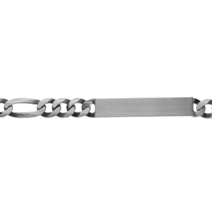 IDENTITE FIGARO 1+3 HAWAI 7MM ARGENT FINITION VA