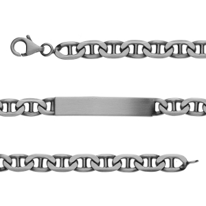 IDENTITE  7MM MAILLE GROSSE MARINE FINITION VA