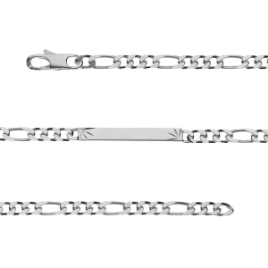 IDENTITE 1+3 4MM DTEE ETOILE ARGENT 18CM