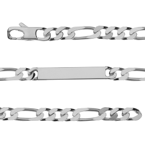 IDENTITE 1+3 7MM ARGENT 20CM