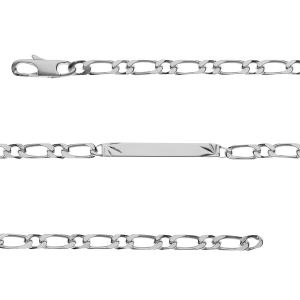 IDENTITE 1+1 4MM DTEE ETOILE ARGENT 18CM