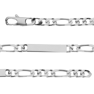 IDENTITE 1+3 PRESTIGE 6MM ARGENT 18CM