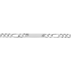 IDENTITE 1+3 PRESTIGE 6MM DIAMANTEE ETOILE ARGENT 18CM