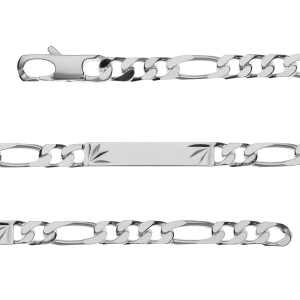 IDENTITE 1+3 PRESTIGE 6MM DIAMANTEE ETOILE ARGENT 18CM