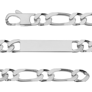 IDENTITE 1+1 PRESTIGE 10MM ARGENT 21CM