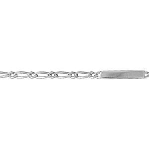 IDENTITE ENFANT 1+1 3MM 16/14CM ARGENT
