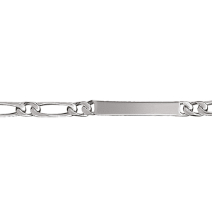 IDENTITE 1+1 PRESTIGE 5MM F.L. ARGENT RHODIÉ 18CM