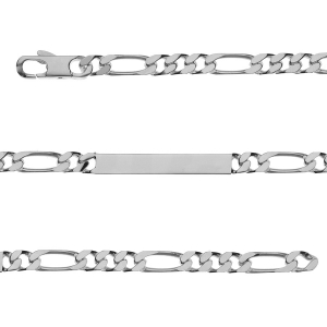 IDENTITE 1+3 5MM ARGENT 18CM