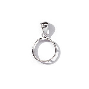 PENDENTIF PIECES ARGENT DIAM 18.4