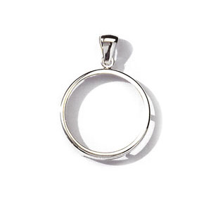 PENDENTIF PIECE ARGENT  DIAM 29.1