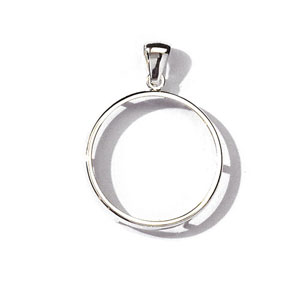 PENDENTIF PIECE ARGENT DIAM 31.20
