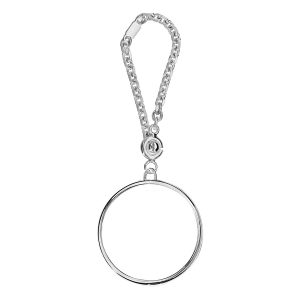 PORTE CLEFS PIECE DIAM 37.5 ARGENT