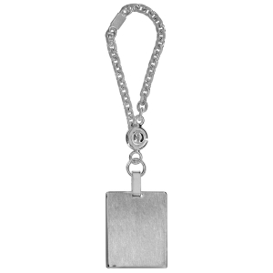 PORTE CLEFS PLAQUE GI FINITION VA  DIM 30 x 23 mm PORTE CLEFS PLAQUE GI FINITION VA  DIM 30 x 23 mm