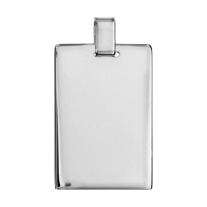 GROSSE PLAQUE ARGENT GI XL 40*58mm