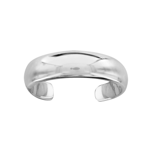 BAGUE DOIGT DE PIED LISSE ARGENT