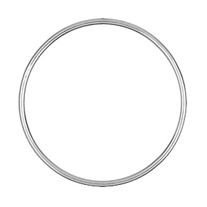 BRACELET JONC ENFANT 54MM FIL 2MM ARGENT MASSIF