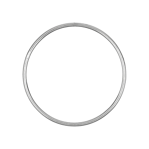 BRACELET JONC ENFANT 45MM FIL 2MM ARGENT MASSIF