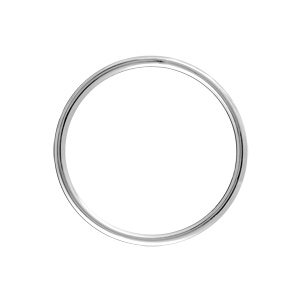 BRACELET ARGENT JONC MASSIF FIL 3,80MM DIAM 57MM