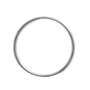 BRACELET ARGENT JONC MASSIF FIL 3,80MM DIAM 60MM