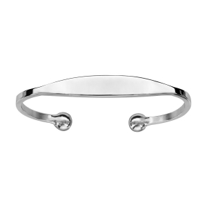 BRACELET ESCLAVE MOYEN ARGENT 62 MM DE DIAM