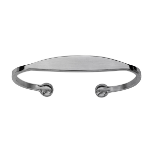 BRACELET ESCLAVE MOYEN FINITION VIEL ARGENT