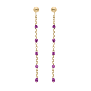 BOUCLES D'OREILLES TIGE ARGENT ET DORURE JAUNE OLIVES RÉSINE VIOLET TRANSPARENT BOUCLES D'OREILLES TIGE ARGENT ET DORURE JAUNE OLIVES RÉSINE VIOLET TRANSPARENT
