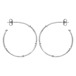 CRÉOLES ARGENT RHODIÉ