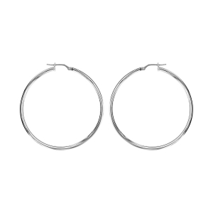 CREOLE ARGENT RHODIÉ ONDULEES 35MM