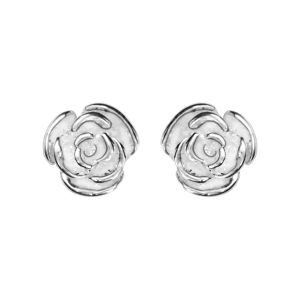 BOUCLES D'OREILLES TIGE ARGENT FLEUR