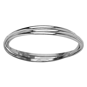 BRACELET ARGENT TRIO 4MM DIAM 66