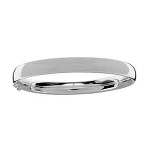 BRACELET ARGENT JONC 8MM LONGUEUR 62MM X 54MM  ARGENT HUIT DE SURETE