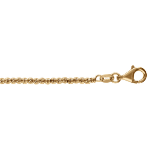 BRACELET ARGENT DORÉ BOULES DIAMANTÉES 16+3CM