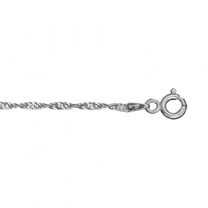 BRACELET ARGENT SINGAPOUR 13+2CM