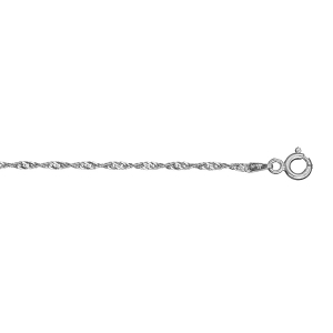 BRACELET ARGENT SINGAPOUR 13+2CM