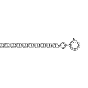 BRACELET MARINE 3MM ARGENT RHODIÉ