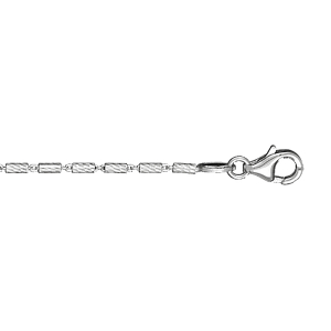 BRACELET FANTAISIE ARGENT 18CM