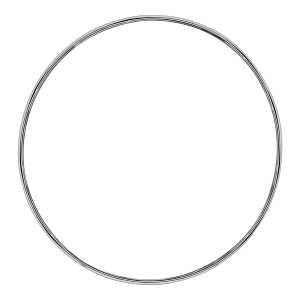 BRACELET ARGENT MASSIF FIL DEMI JONC 4MM DE LARGEUR DIAM 62