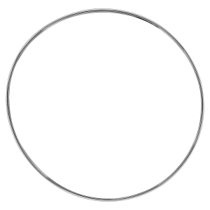 BRACELET ARGENT MASSIF FIL DEMI JONC 4MM DE LARGEUR DIAM 65