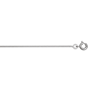 CHAINE GOURMETTE 1.2MM 40CM VIEIL ARGENT