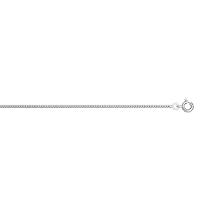 CHAINE GOURMETTE 1.8MM 42CM ARGENT RHODIÉ