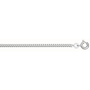 CHAINE GOURMETTE 2.1MM 50CM ARGENT