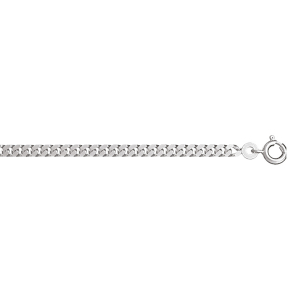 CHAINE GOURMETTE 2.7MM 60CM ARGENT
