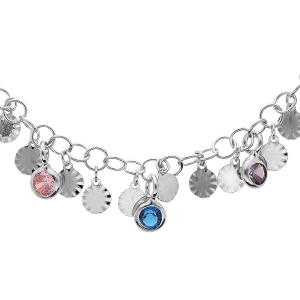 COLLIER ARGENT RHODIÉ PAMPILLES SOLEIL ET PIERRE SYNTHETIQUE MULTI COULEURS 39+5CM