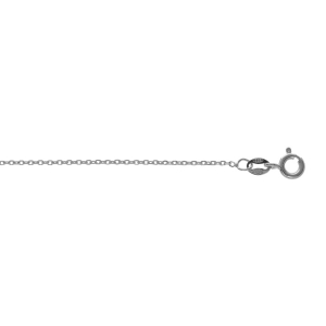 CHAINE FORCAT 1MM 40CM VEIL ARGENT