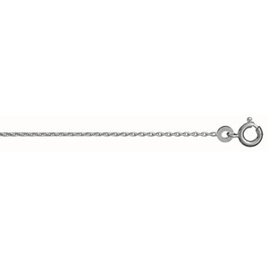 CHAINE FORCAT 1 MM 45 CM  ARGENT