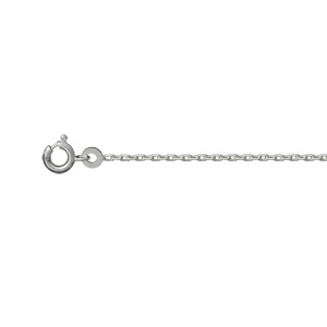 CHAINE FORCAT 1.5MM 50CM ARGENT RHODIÉ