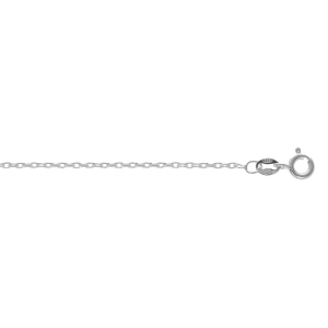 CHAINE FORCAT 1.5MM 70CM ARGENT RHODIÉ