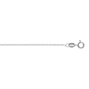 CHAINE FORCAT 1.5MM 42CM ARGENT RHODIÉ