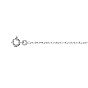 CHAINE FORCAT 2MM 40CM ARGENT RHODIÉ
